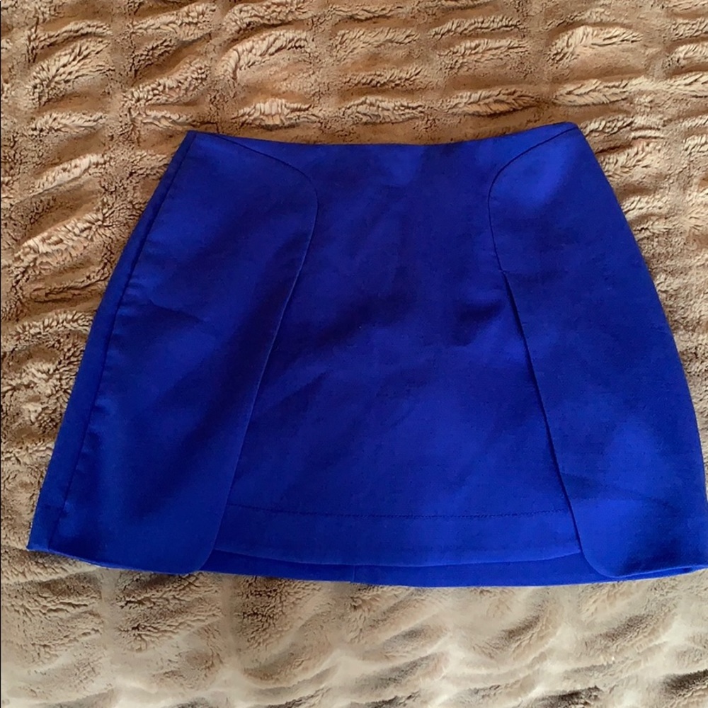 Blue skirt
